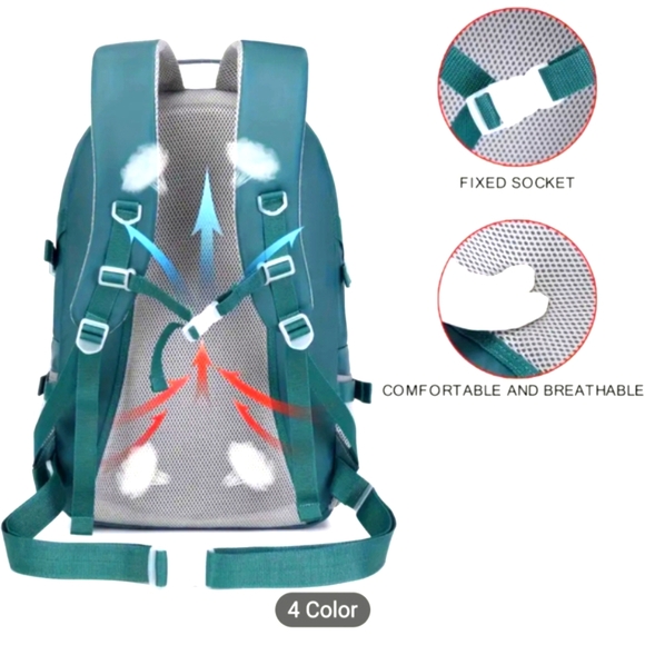 High School Backpack With Shoe Compartment Laptop Bag School Gym Bag Tote - Picture 7 of 14